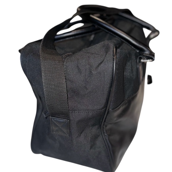 Ermenegildo Zegna Parfums Duffel Bag Canvas Weekender Travel Overnight Gym Black - Picture 2 of 8